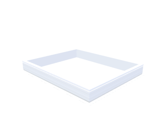 PVC-Aufsatzkranz 130x160 cm - Skylux